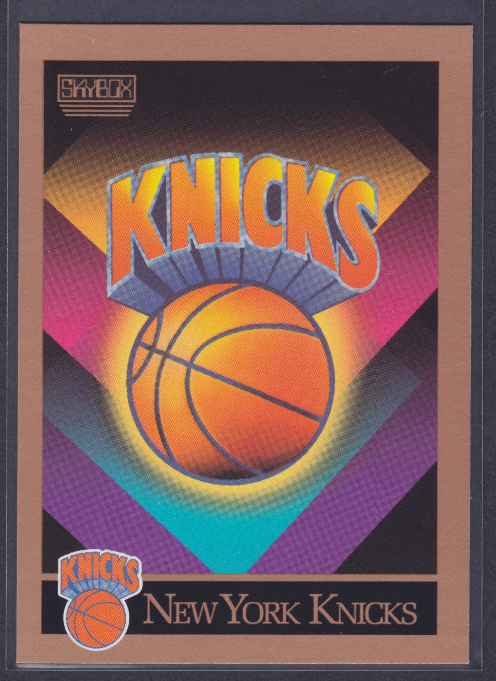 1990-91 SkyBox #345 New York Knicks TC - NBA