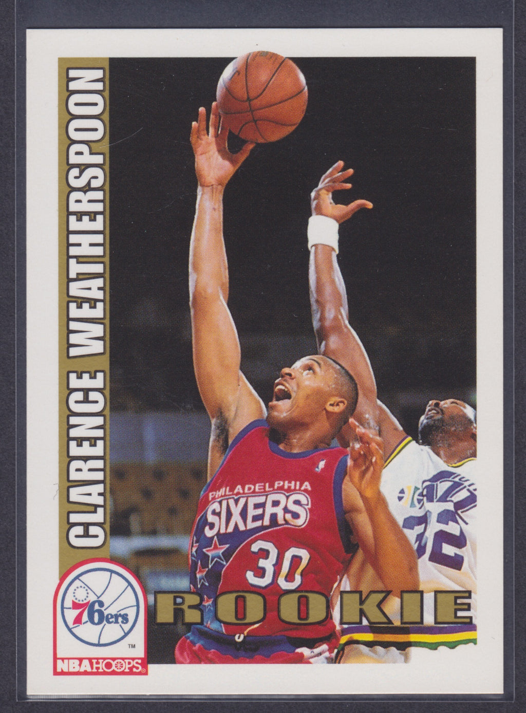 1992-93 Hoops #449 Clarence Weatherspoon RC - NBA