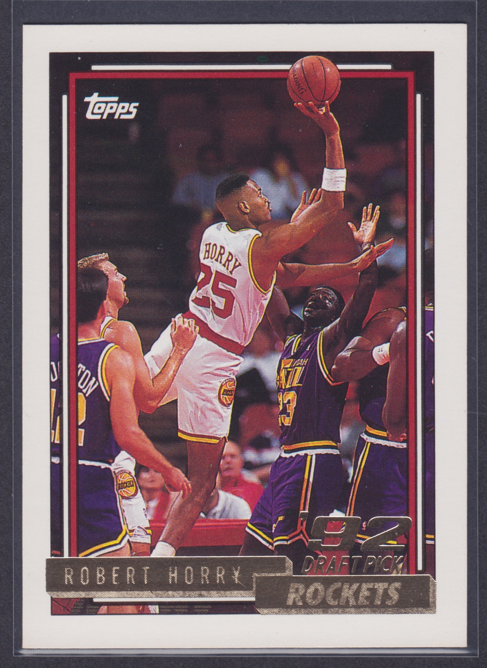 1992-93 Topps Gold #308 Robert Horry RC - NBA