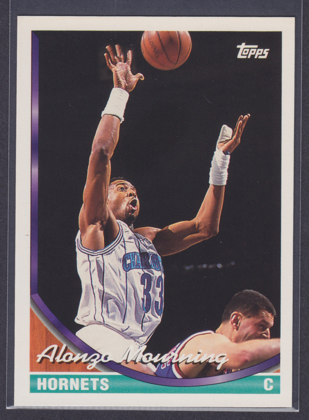 1993-94 Topps #170 Alonzo Mourning - NBA