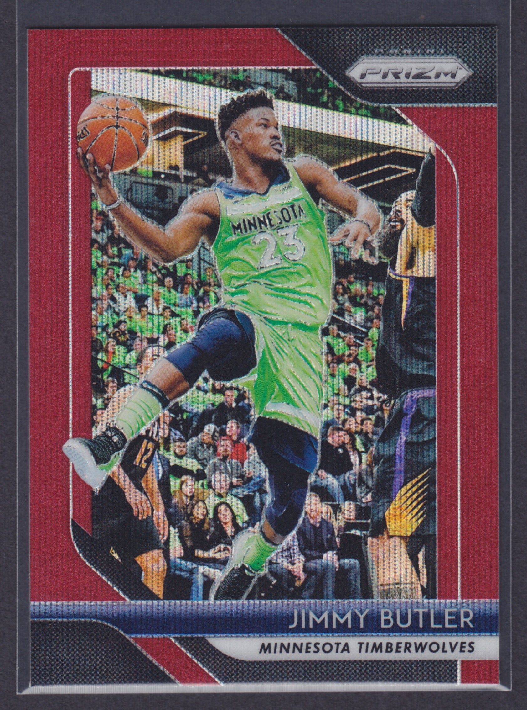 2018-19 Panini Prizm Prizms Ruby Wave #67 Jimmy Butler - NBA
