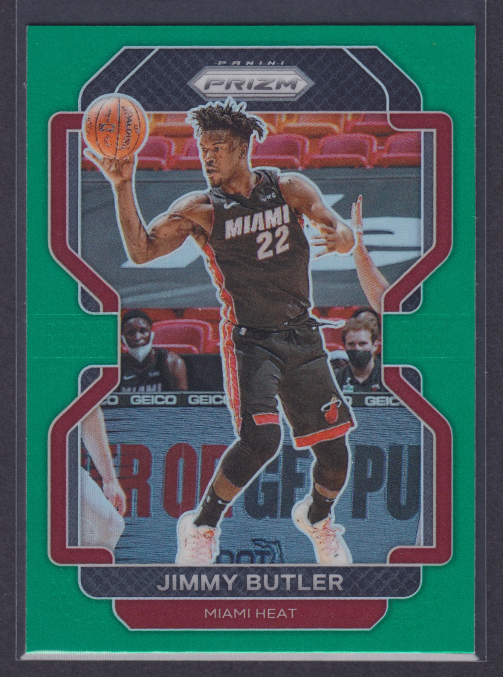 2021-22 Panini Prizm Prizms Green #236 Jimmy Butler - NBA
