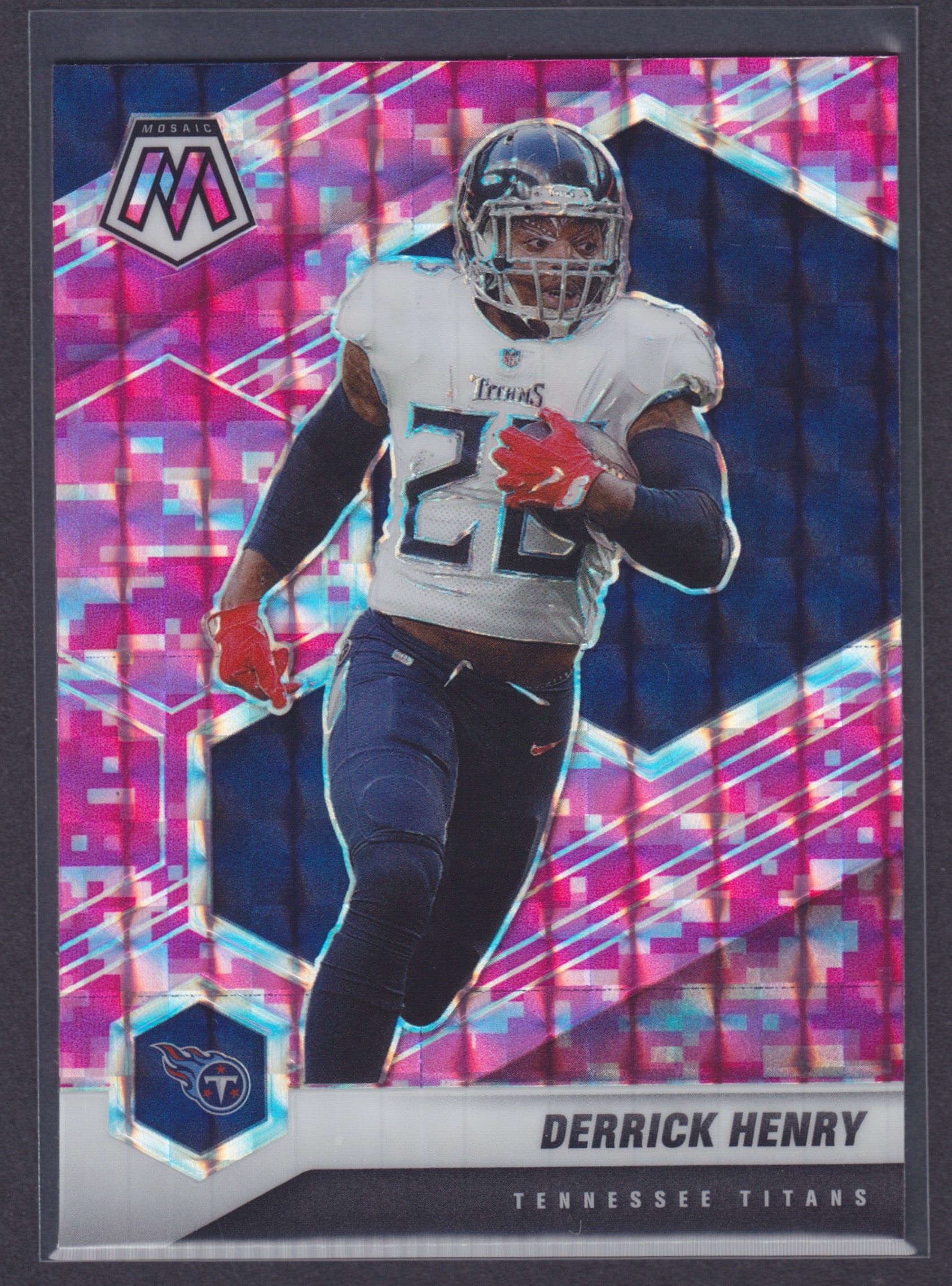 2021 Panini Mosaic Mosaic Camo Pink #196 Derrick Henry - NFL