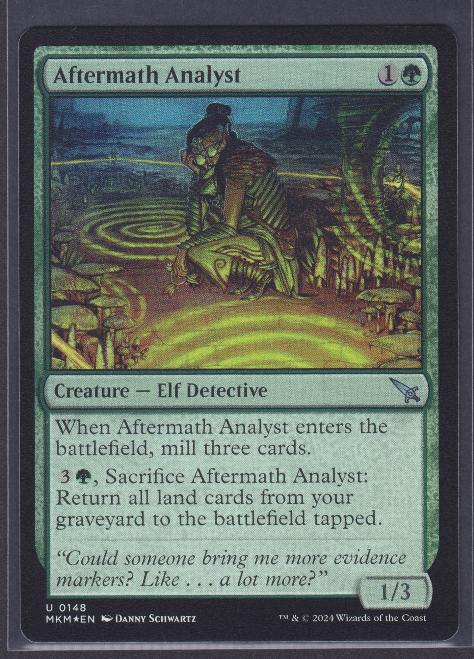 FOIL Aftermath Analyst #148 Murders at Karlov Manor - MTG