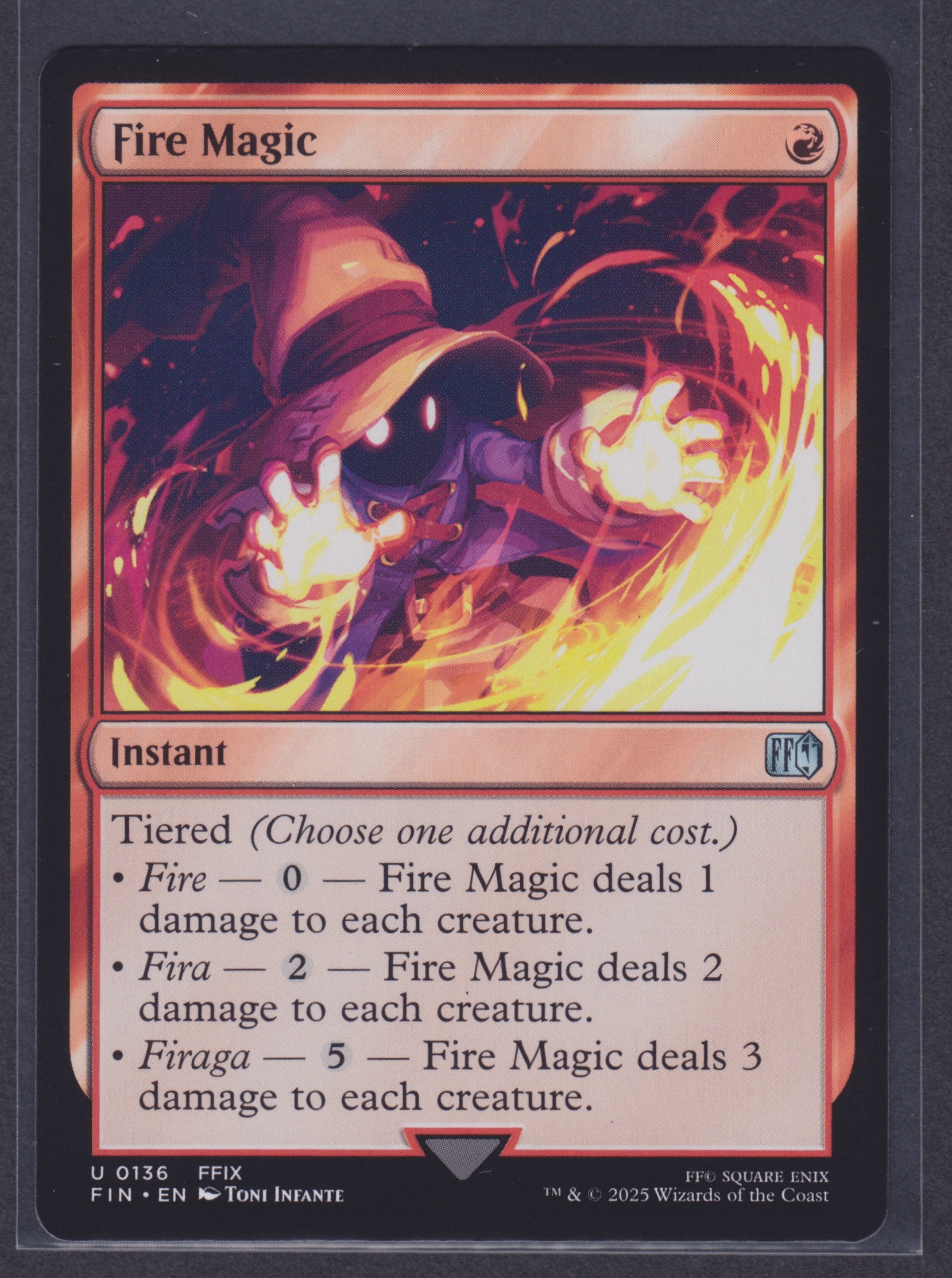 Fire Magic #136 Final Fantasy - MTG