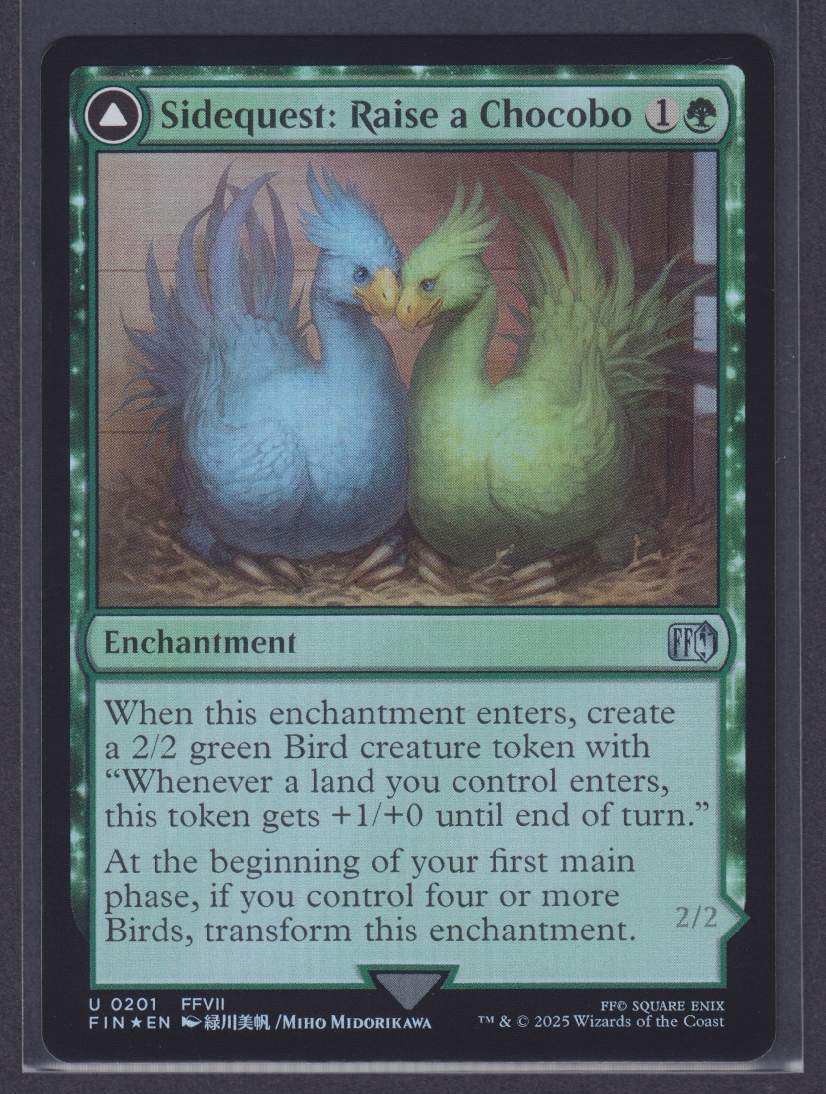 FOIL Sidequest: Raise a Chocobo #201 Final Fantasy - MTG