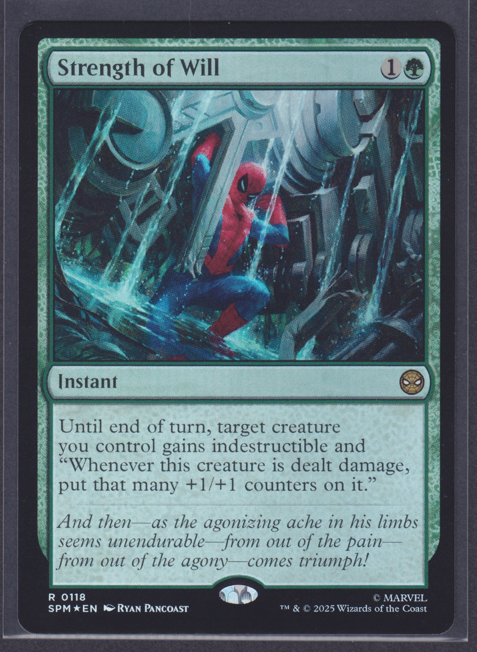 FOIL Strength of Will #118 Marvel's Spider-Man - MTG